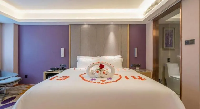 Bed in Lavande Hotel Chongqing Nanping Walking Street Wanda Plaza