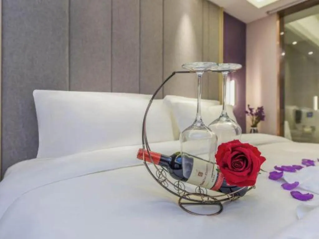 Bed in Lavande Hotel Chongqing Nanping Walking Street Wanda Plaza