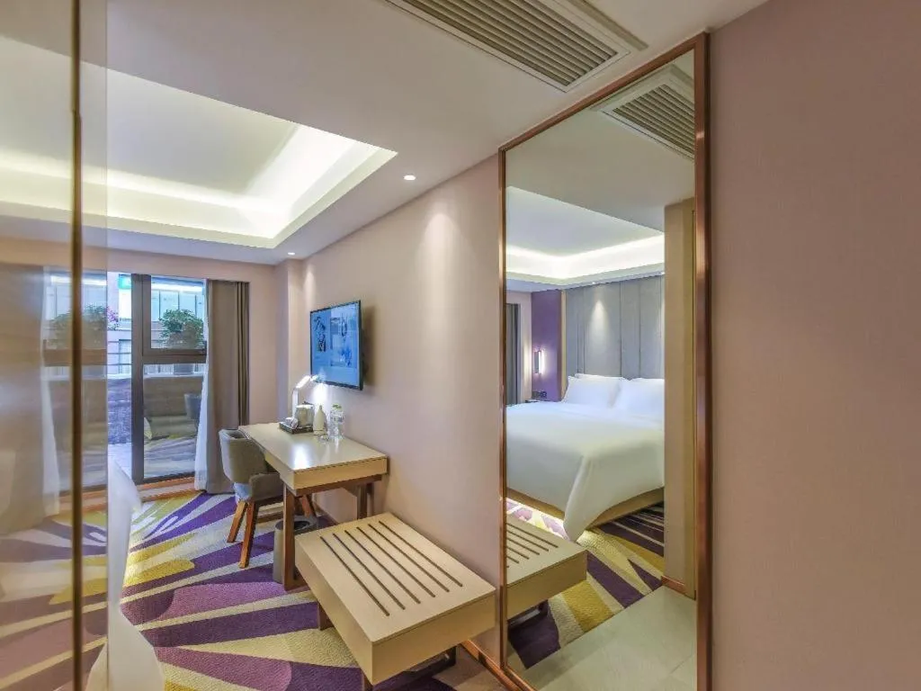 Bed in Lavande Hotel Chongqing Nanping Walking Street Wanda Plaza