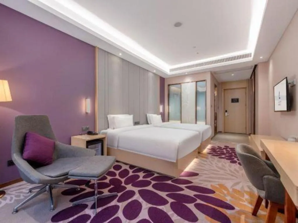 Bed in Lavande Hotel Guangzhou Jiahewanggang Metro Station Konggang Avenue Jinbo Plaza