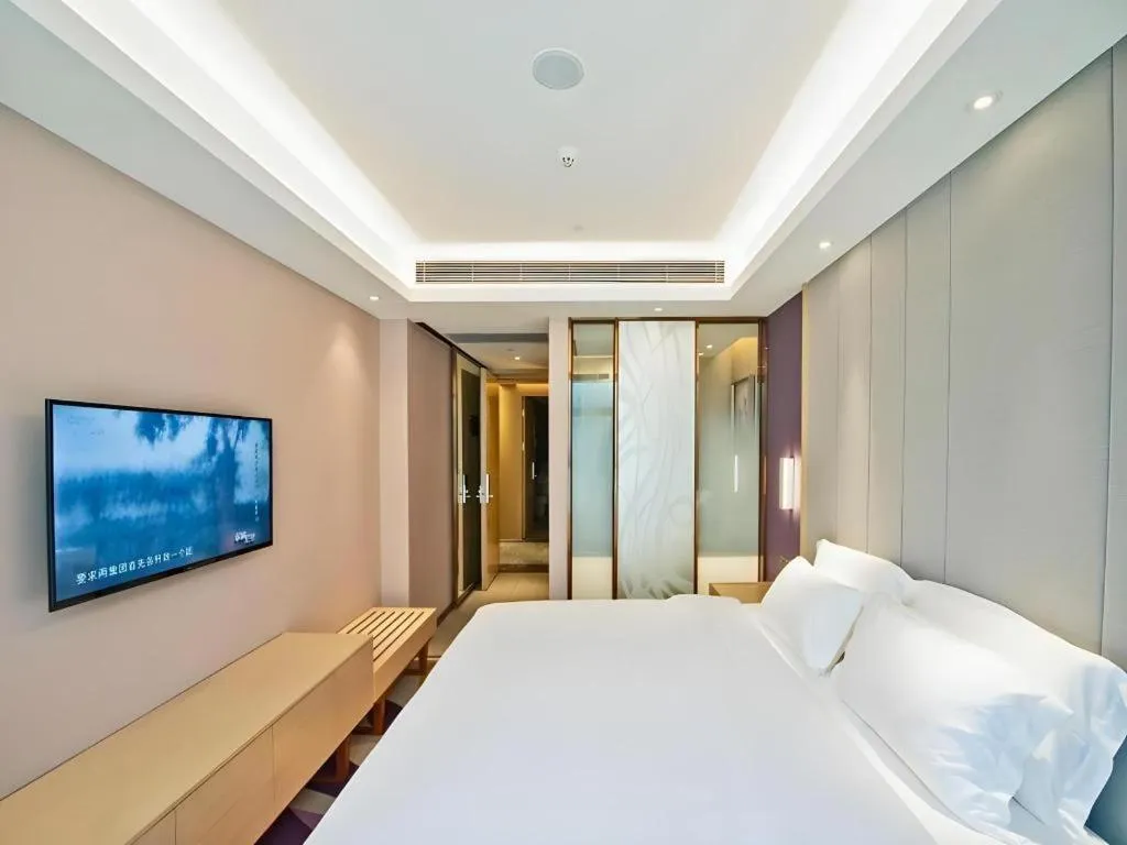 Bed in Lavande Hotel Guangzhou Jiahewanggang Metro Station Konggang Avenue Jinbo Plaza