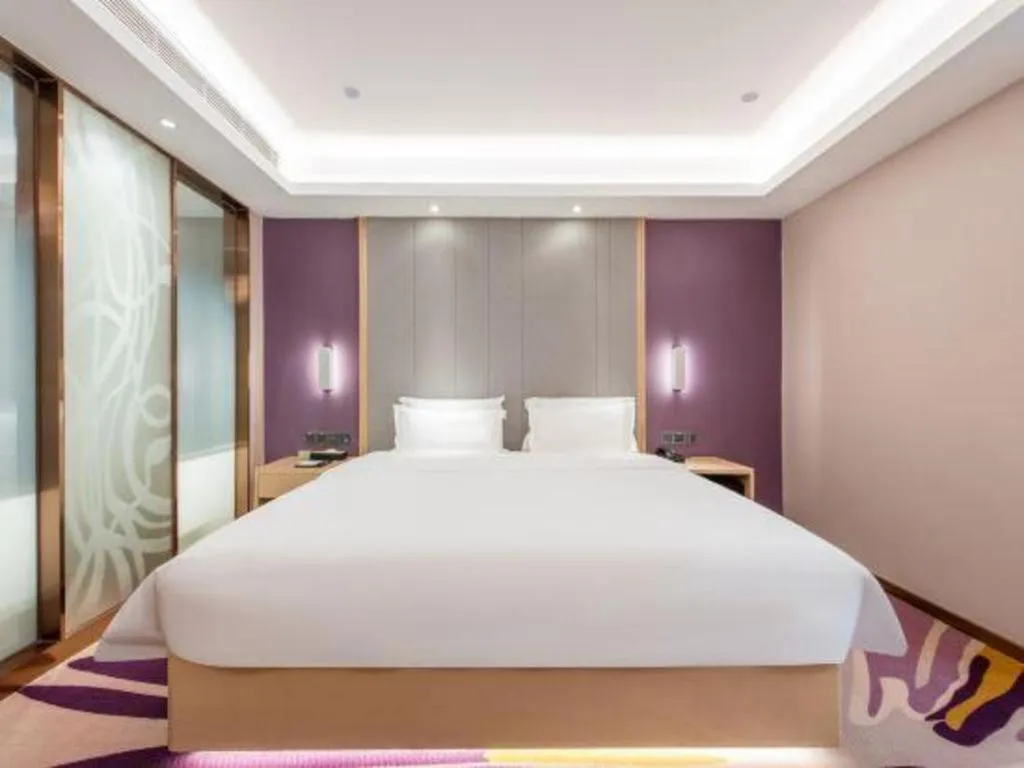 Bed in Lavande Hotel Guangzhou Jiahewanggang Metro Station Konggang Avenue Jinbo Plaza