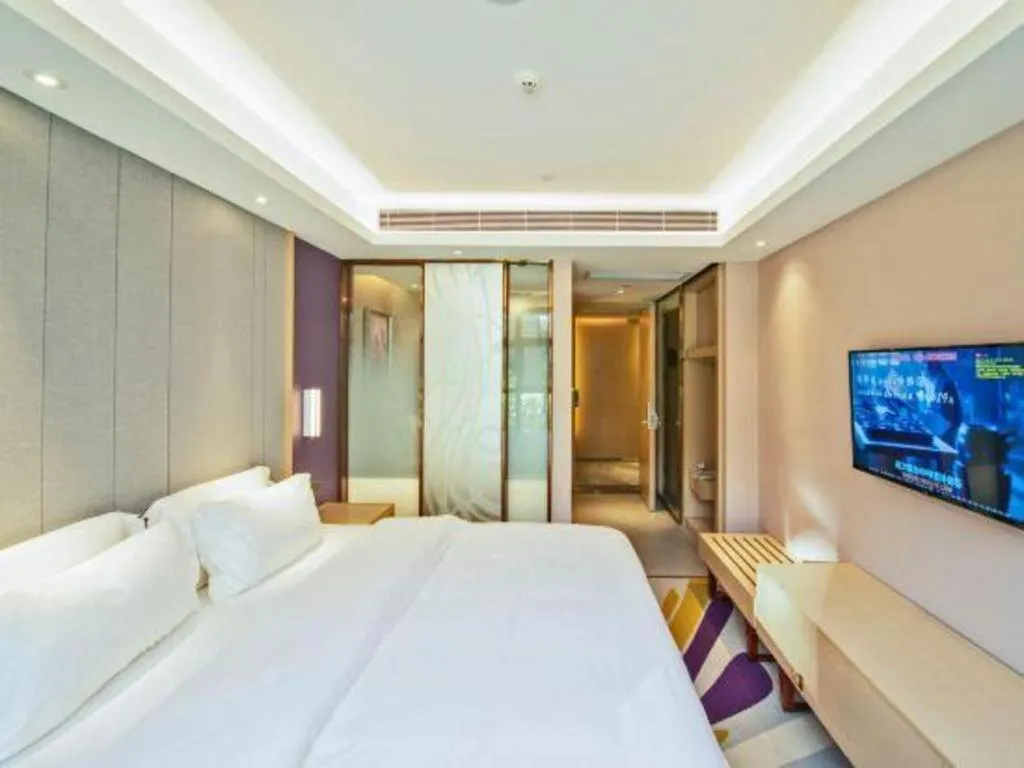 Bed in Lavande Hotel Guangzhou Jiahewanggang Metro Station Konggang Avenue Jinbo Plaza