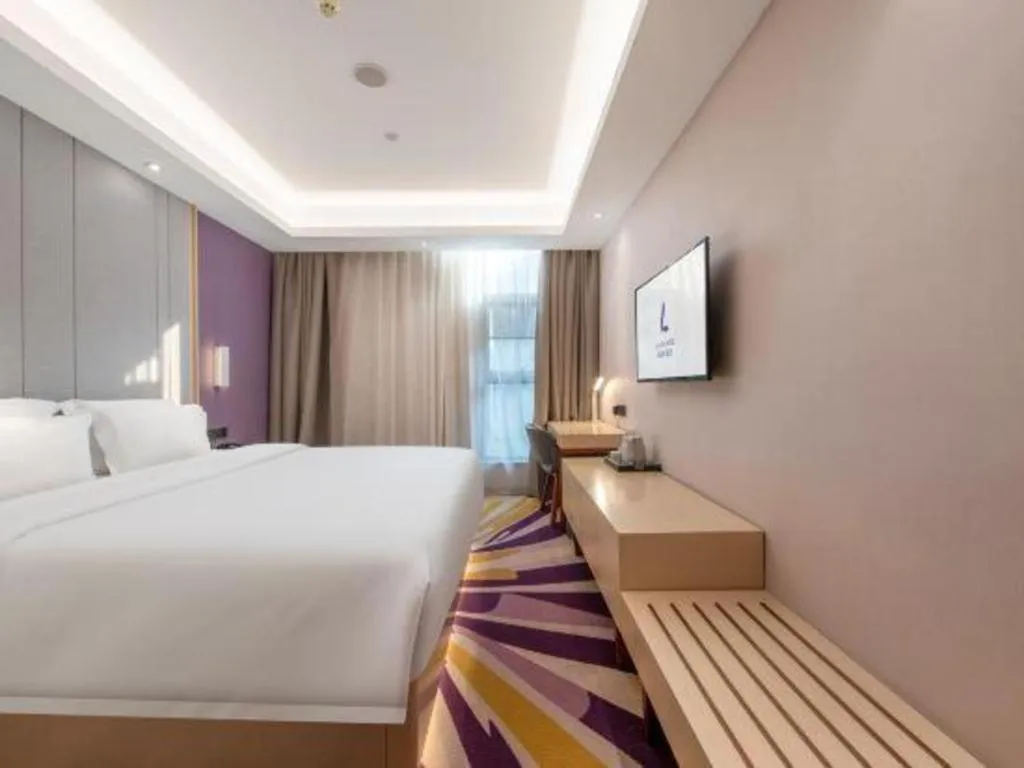 Bed in Lavande Hotel Guangzhou Jiahewanggang Metro Station Konggang Avenue Jinbo Plaza