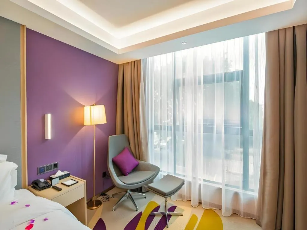 Bed in Lavande Hotel Guangzhou Jiahewanggang Metro Station Konggang Avenue Jinbo Plaza
