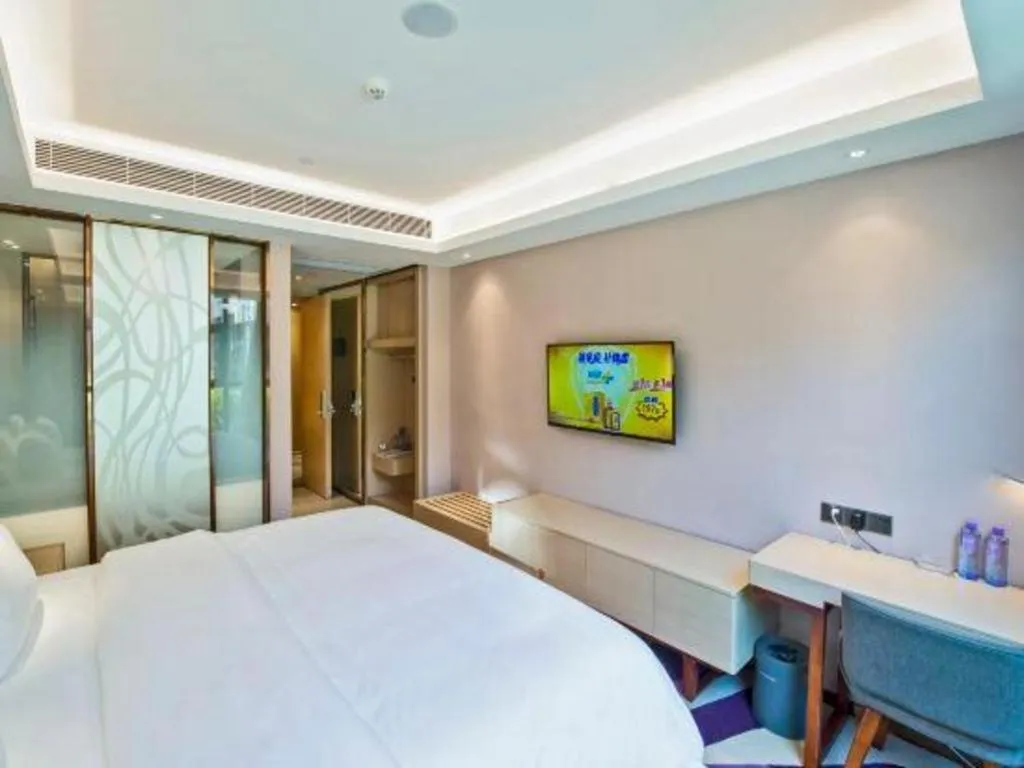 Bed in Lavande Hotel Guangzhou Jiahewanggang Metro Station Konggang Avenue Jinbo Plaza