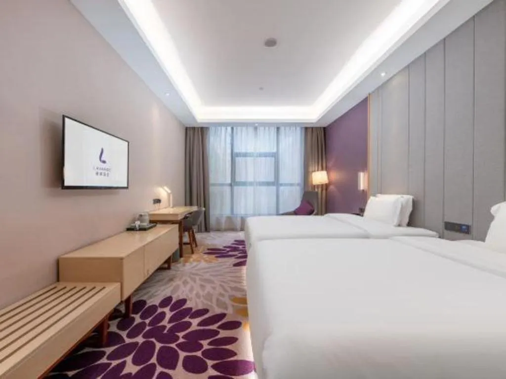 Bed in Lavande Hotel Guangzhou Jiahewanggang Metro Station Konggang Avenue Jinbo Plaza