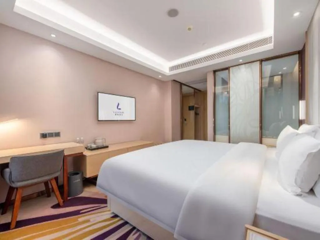 Bed in Lavande Hotel Guangzhou Jiahewanggang Metro Station Konggang Avenue Jinbo Plaza