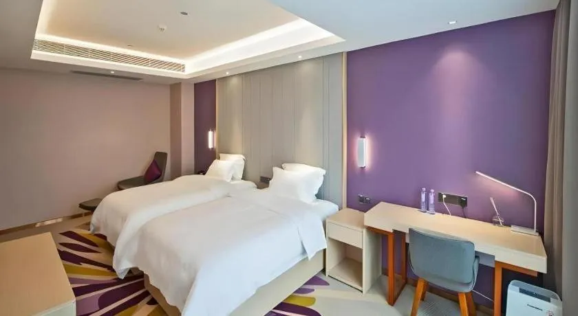 Bed in Lavande Hotel Guangzhou Jiahewanggang Metro Station Konggang Avenue Jinbo Plaza