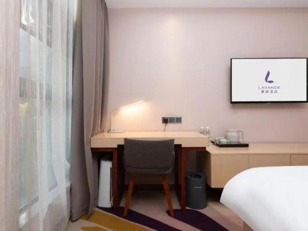 Bed in Lavande Hotel Guangzhou Jiahewanggang Metro Station Konggang Avenue Jinbo Plaza