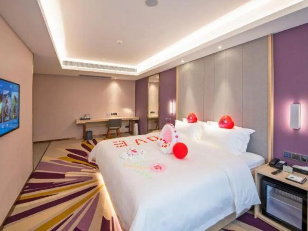 Bed in Lavande Hotel Guangzhou Jiahewanggang Metro Station Konggang Avenue Jinbo Plaza