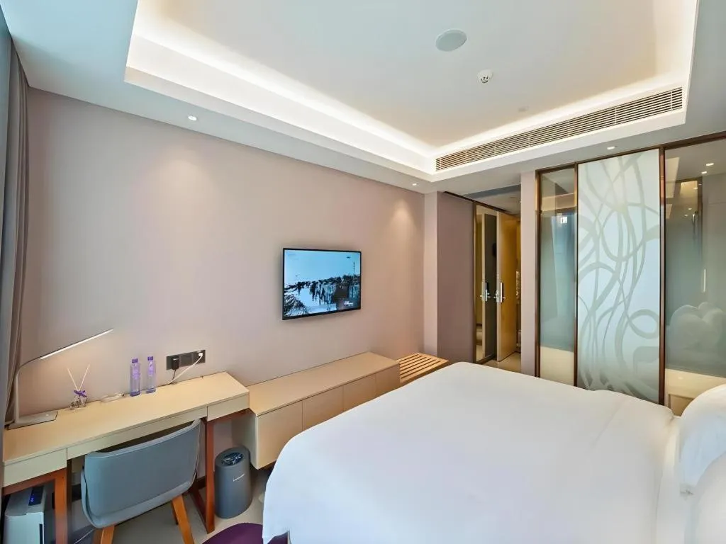 Bed in Lavande Hotel Guangzhou Jiahewanggang Metro Station Konggang Avenue Jinbo Plaza