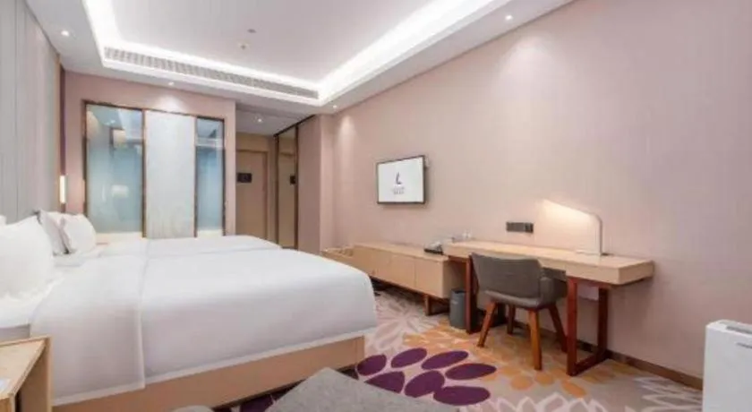 Bed in Lavande Hotel Guangzhou Jiahewanggang Metro Station Konggang Avenue Jinbo Plaza