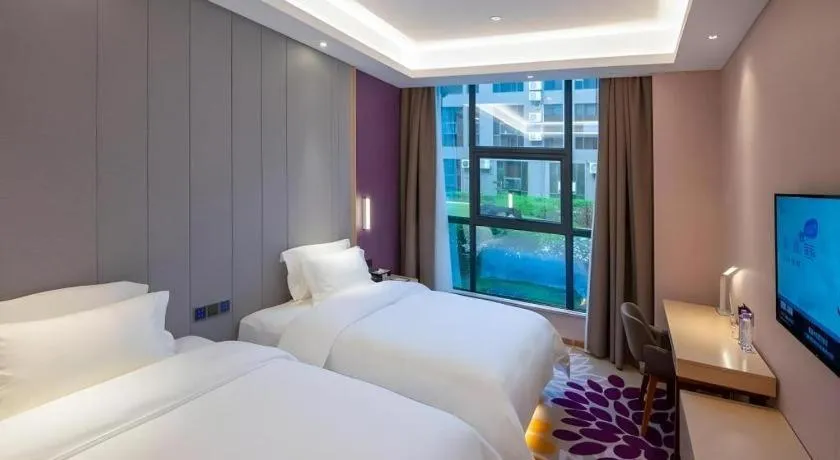 Bed in Lavande Hotel Guangzhou Jiahewanggang Metro Station Konggang Avenue Jinbo Plaza