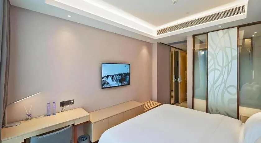 Bed in Lavande Hotel Guangzhou Jiahewanggang Metro Station Konggang Avenue Jinbo Plaza