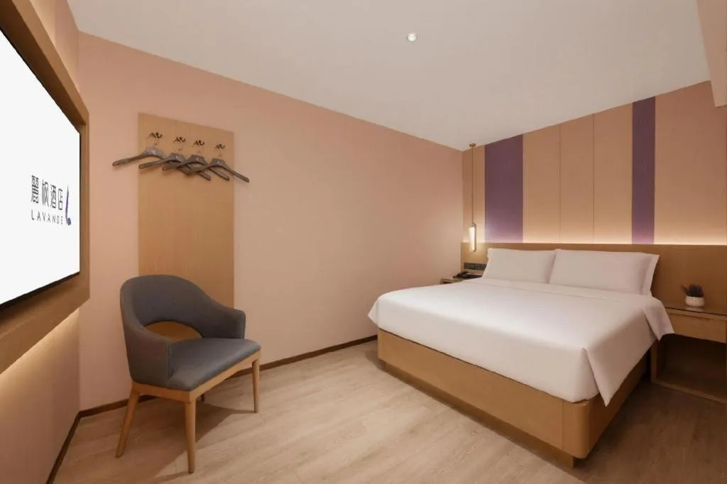Bed in Lavande Hotel Shenzhen East Gate Wanxiang City Guomao Metro Statipn