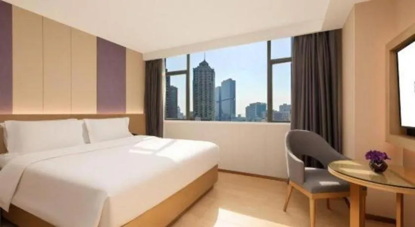 Bed in Lavande Hotel Shenzhen East Gate Wanxiang City Guomao Metro Statipn