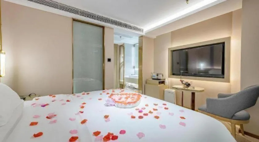 Bed in Lavande Hotel Shenzhen East Gate Wanxiang City Guomao Metro Statipn