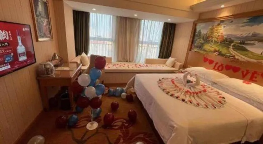 Bed in Vienna Hotel Zhengzhou Only Henan Movie Town