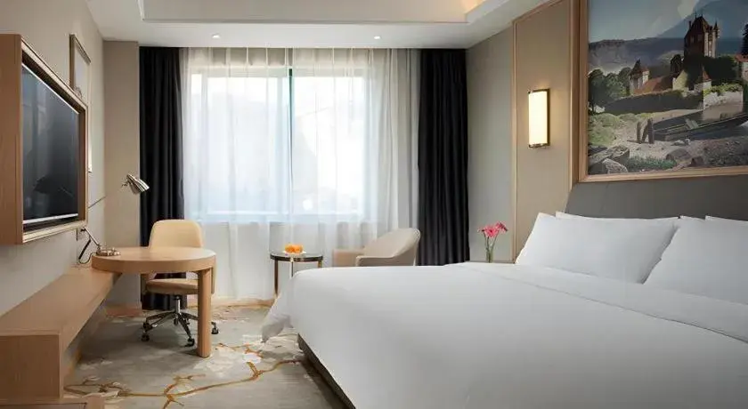 Bed in Vienna Hotel Guangzhou Yonghe Development Zone Bed in Vienna Hotel Guangzhou Yonghe Development Zone