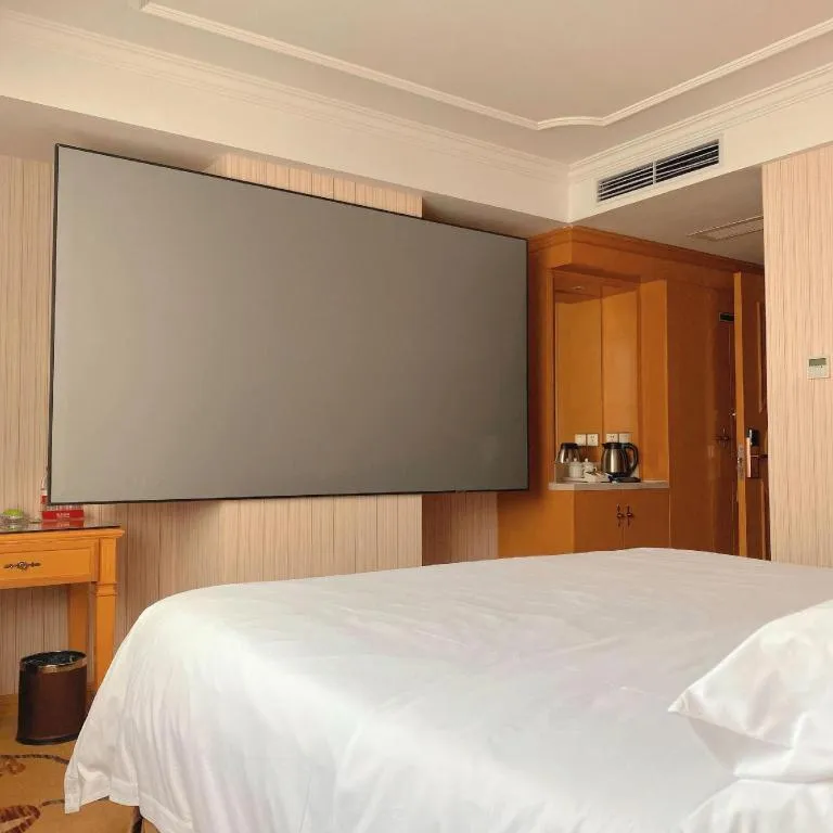 Bed in Vienna Hotel Shenzhen Guanlan Shanshuitianyuan Xintian