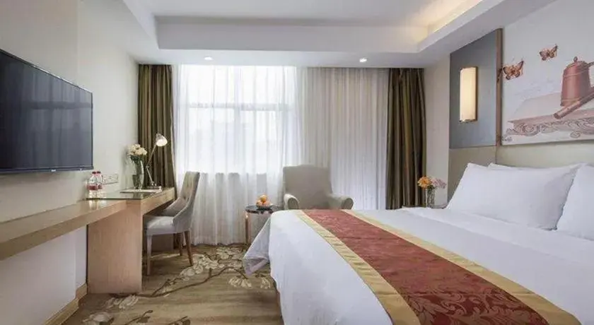 Bed in Vienna Hotel Shenzhen Guanlan Shanshuitianyuan Xintian Bed in Vienna Hotel Shenzhen Guanlan Shanshuitianyuan Xintian