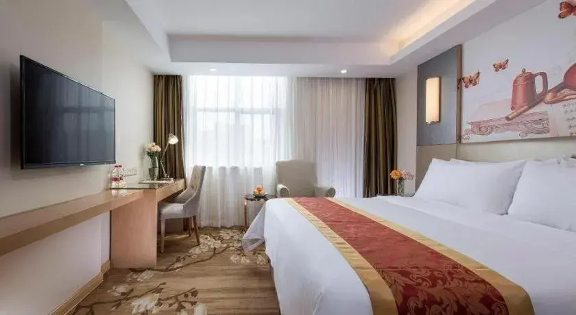 Bed in Vienna Hotel Shenzhen Guanlan Shanshuitianyuan Xintian Bed in Vienna Hotel Shenzhen Guanlan Shanshuitianyuan Xintian