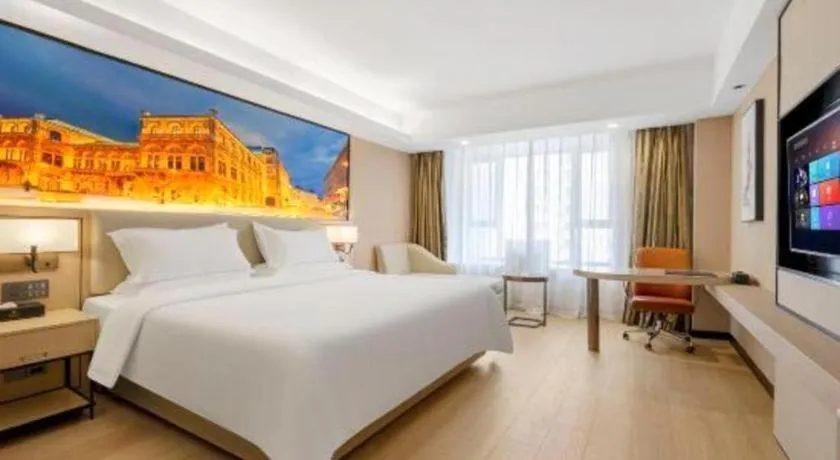 Bed in Vienna Hotel Shandong Jinan High-Tech Wanda Exhibition Center