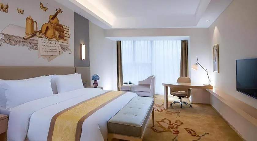 Bed in Vienna Hotel Shandong Jinan High-Tech Wanda Exhibition Center