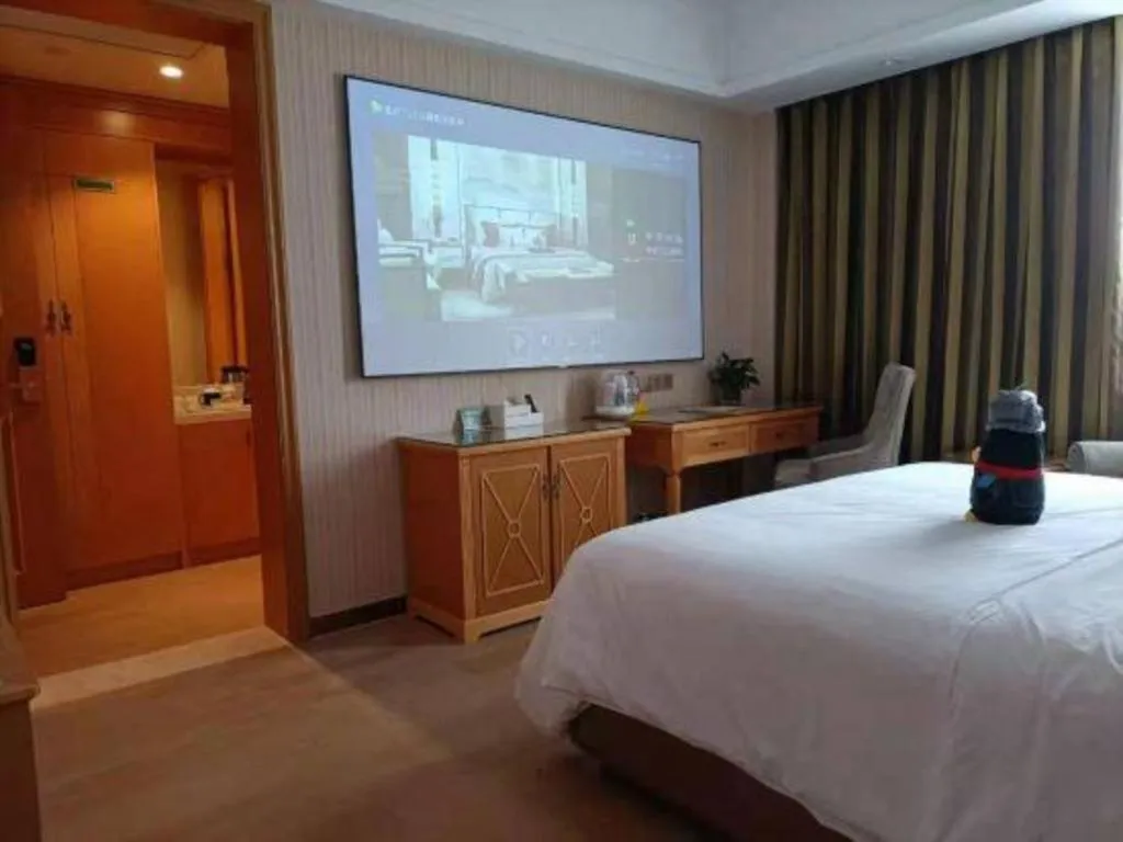 Bed in Vienna Hotel Zhejiang Ningbo Beilun In Time City