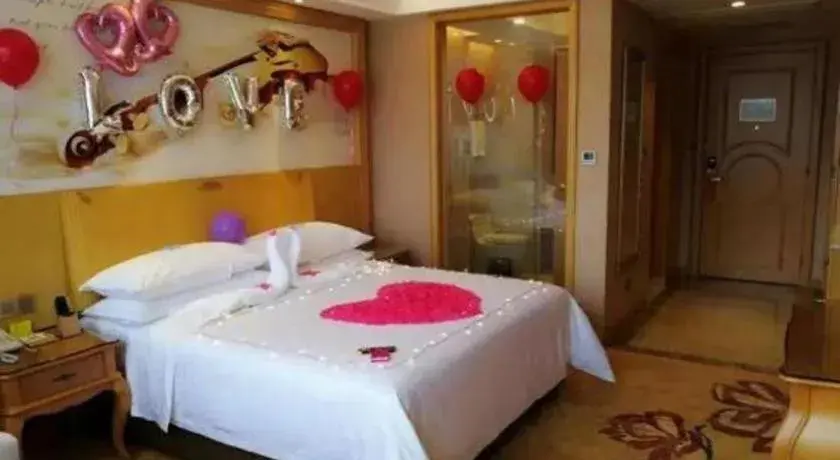 Bed in Vienna Hotel Zhejiang Ningbo Beilun In Time City Bed in Vienna Hotel Zhejiang Ningbo Beilun In Time City