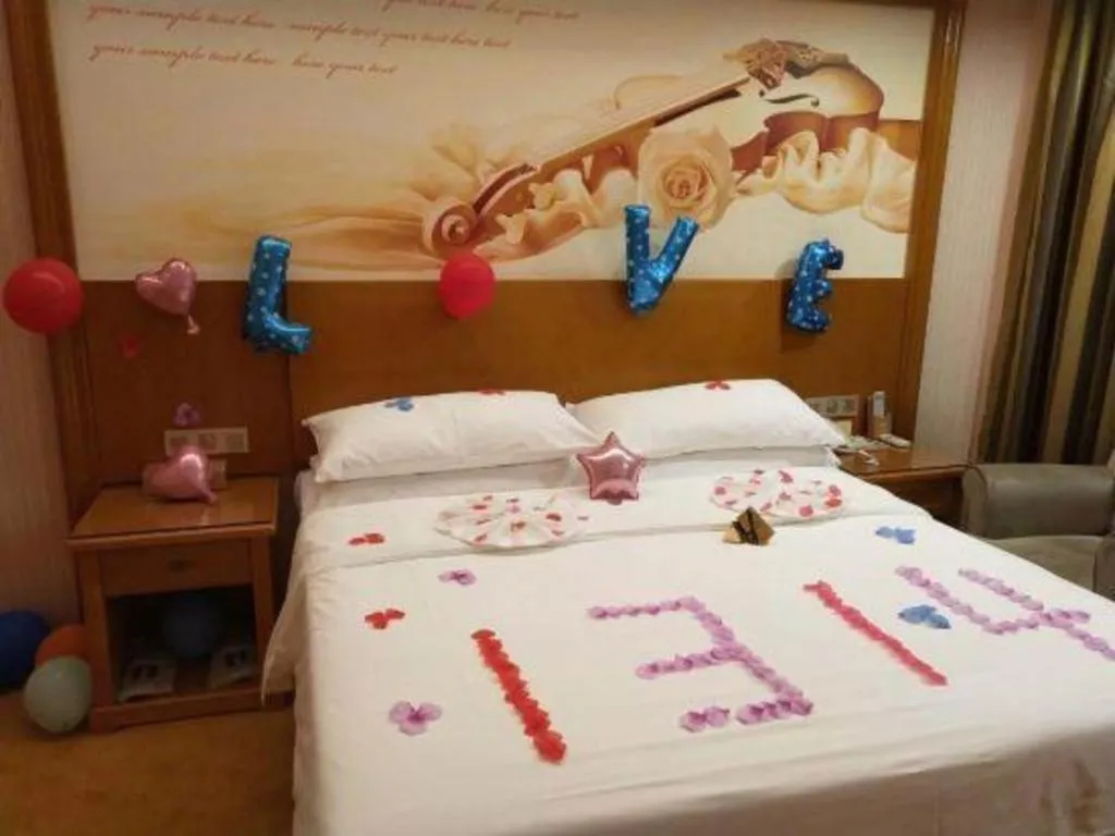 Bed in Vienna Hotel Zhejiang Ningbo Beilun In Time City