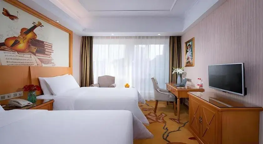 Bed in Vienna Hotel Zhejiang Ningbo Beilun In Time City Bed in Vienna Hotel Zhejiang Ningbo Beilun In Time City