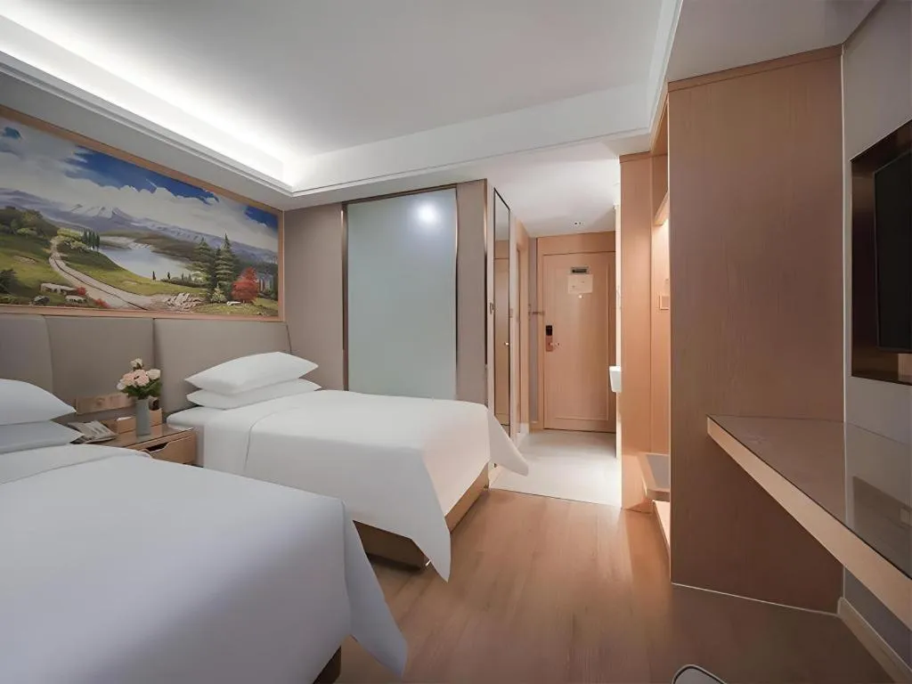 Bed in Vienna Hotel Tianjin Olympic Sports Center Tianta