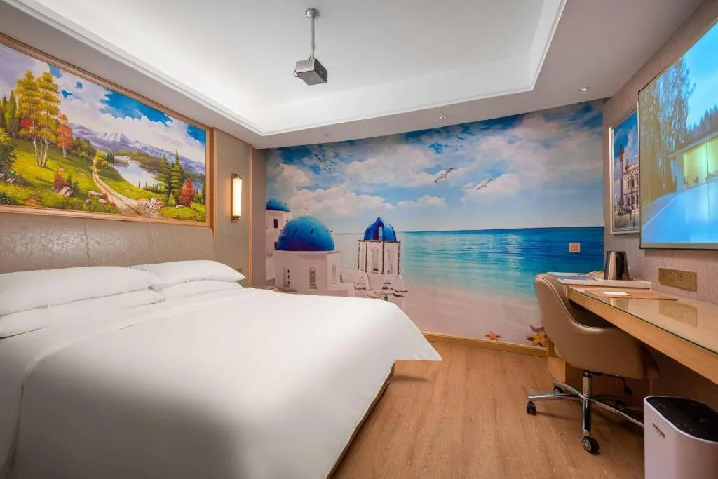 Bed in Vienna Hotel Tianjin Olympic Sports Center Tianta