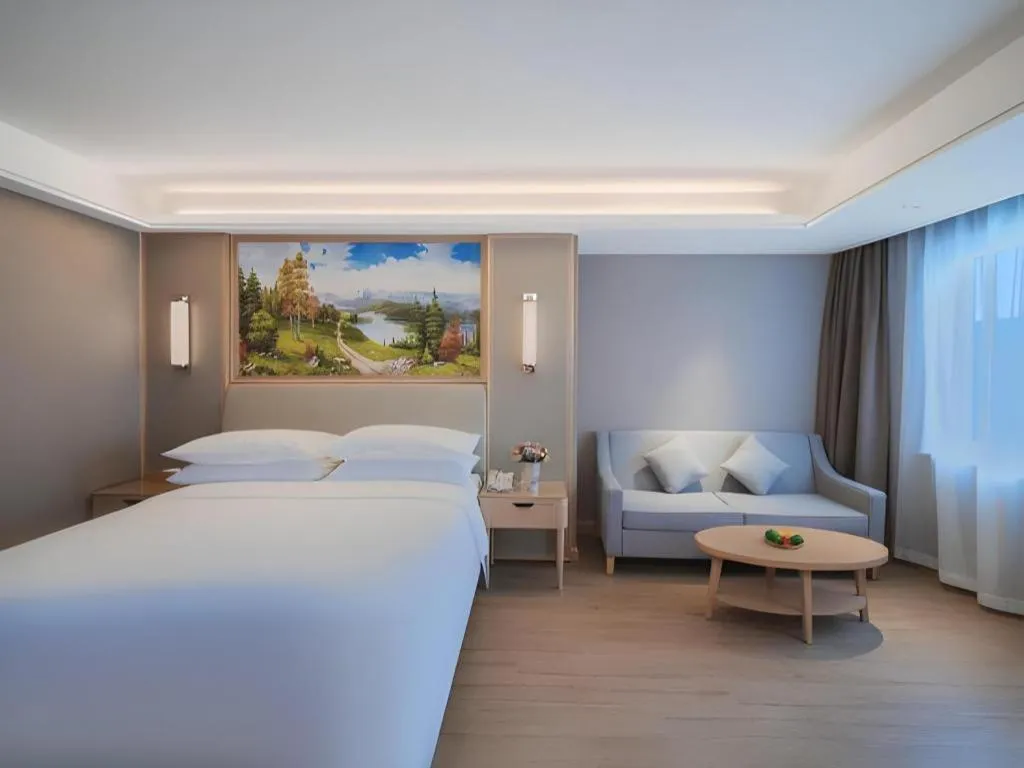 Bed in Vienna Hotel Tianjin Olympic Sports Center Tianta