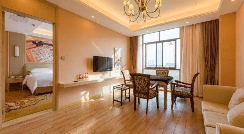 Bed in Vienna Hotel Chongqing Jiangjin Shuangfu