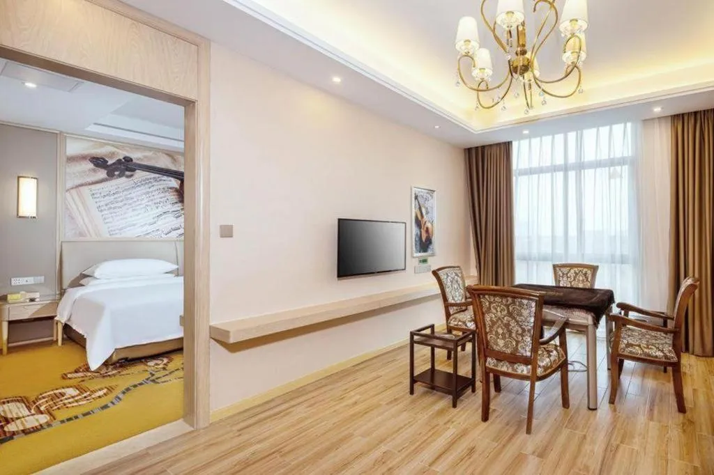 Bed in Vienna Hotel Chongqing Jiangjin Shuangfu