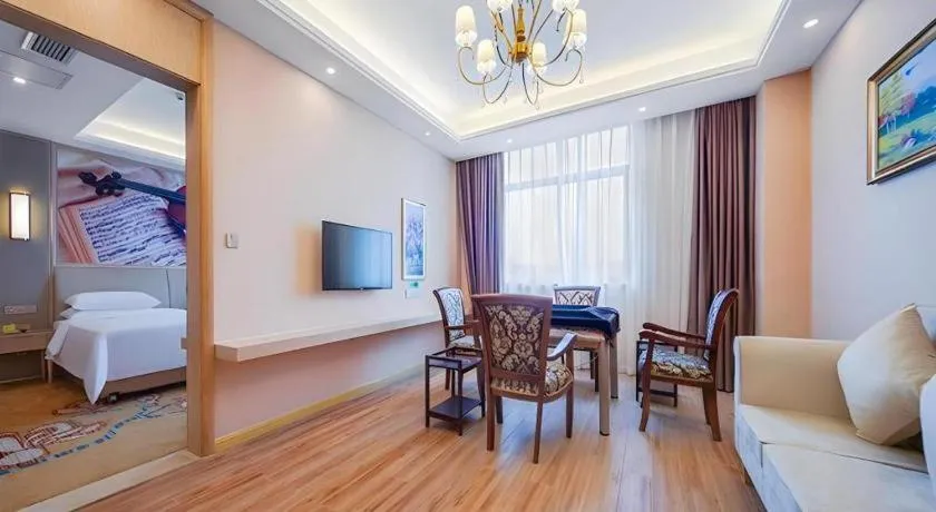 Bed in Vienna Hotel Chongqing Jiangjin Shuangfu