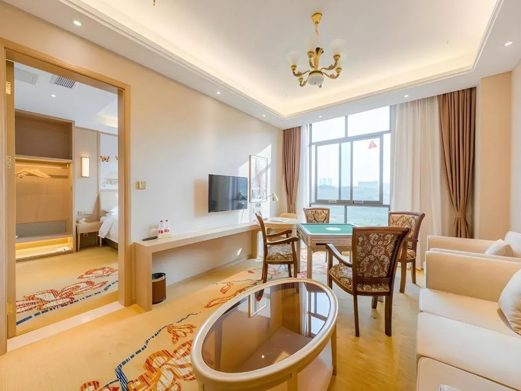 Bed in Vienna Hotel Chongqing Jiangjin Shuangfu