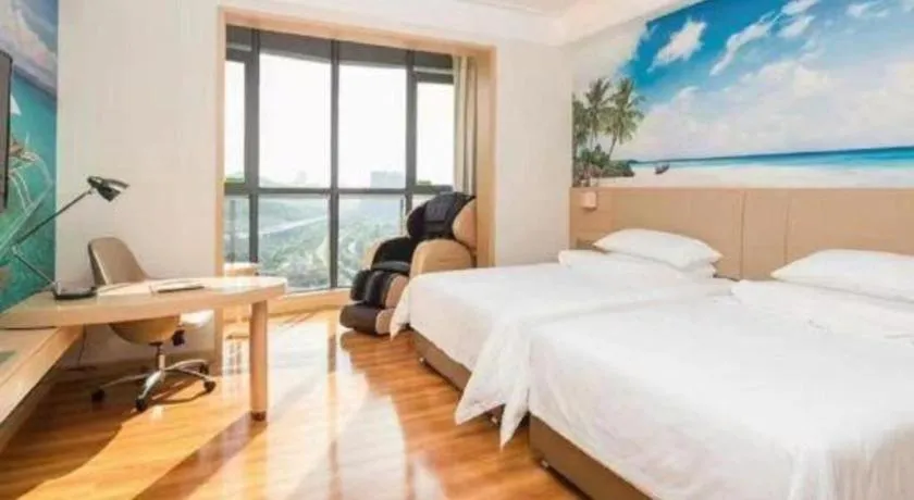 Bed in Best Sleep International Hotel Shenzhen Tanglang Metro Station