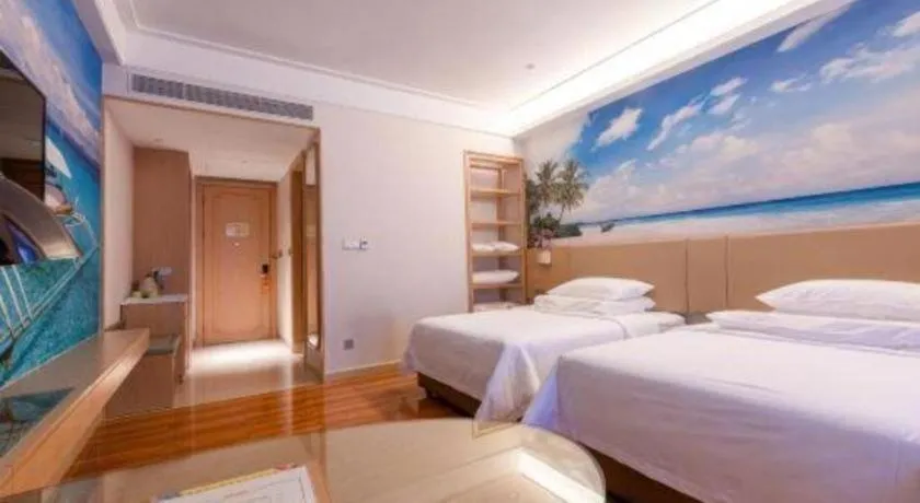 Bed in Best Sleep International Hotel Shenzhen Tanglang Metro Station