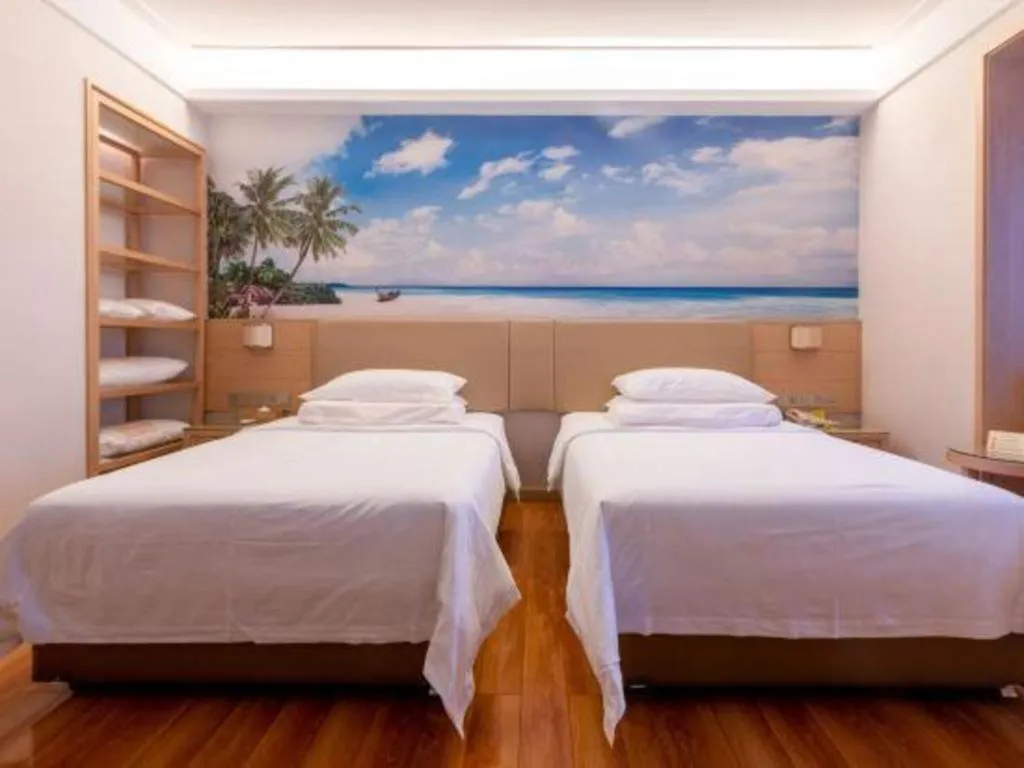 Bed in Best Sleep International Hotel Shenzhen Tanglang Metro Station