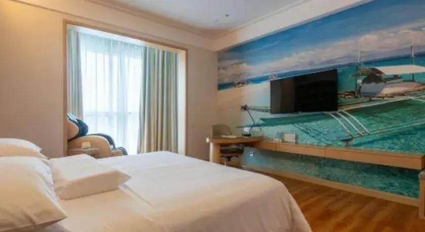 Bed in Best Sleep International Hotel Shenzhen Tanglang Metro Station Bed in Best Sleep International Hotel Shenzhen Tanglang Metro Station