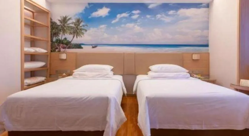 Bed in Best Sleep International Hotel Shenzhen Tanglang Metro Station