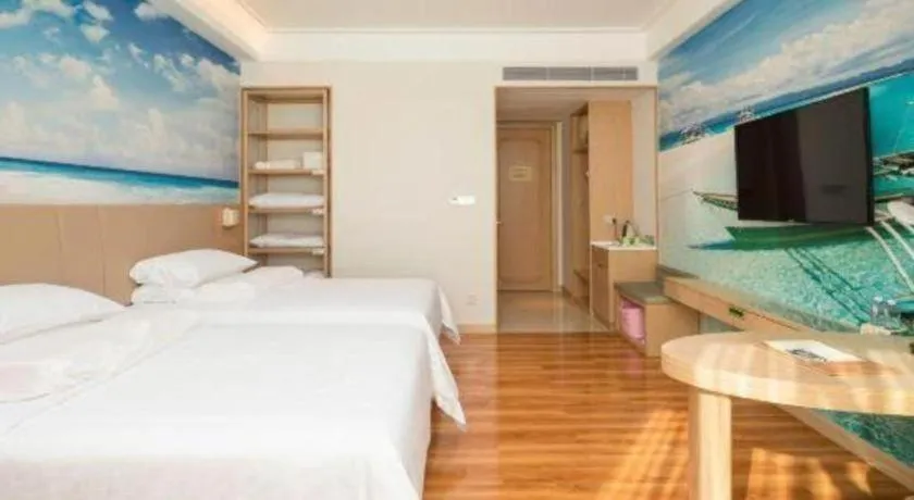 Bed in Best Sleep International Hotel Shenzhen Tanglang Metro Station