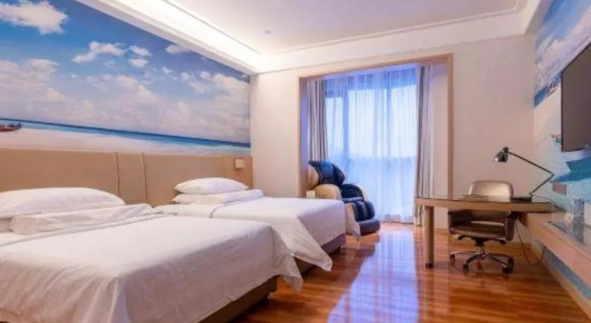 Bed in Best Sleep International Hotel Shenzhen Tanglang Metro Station