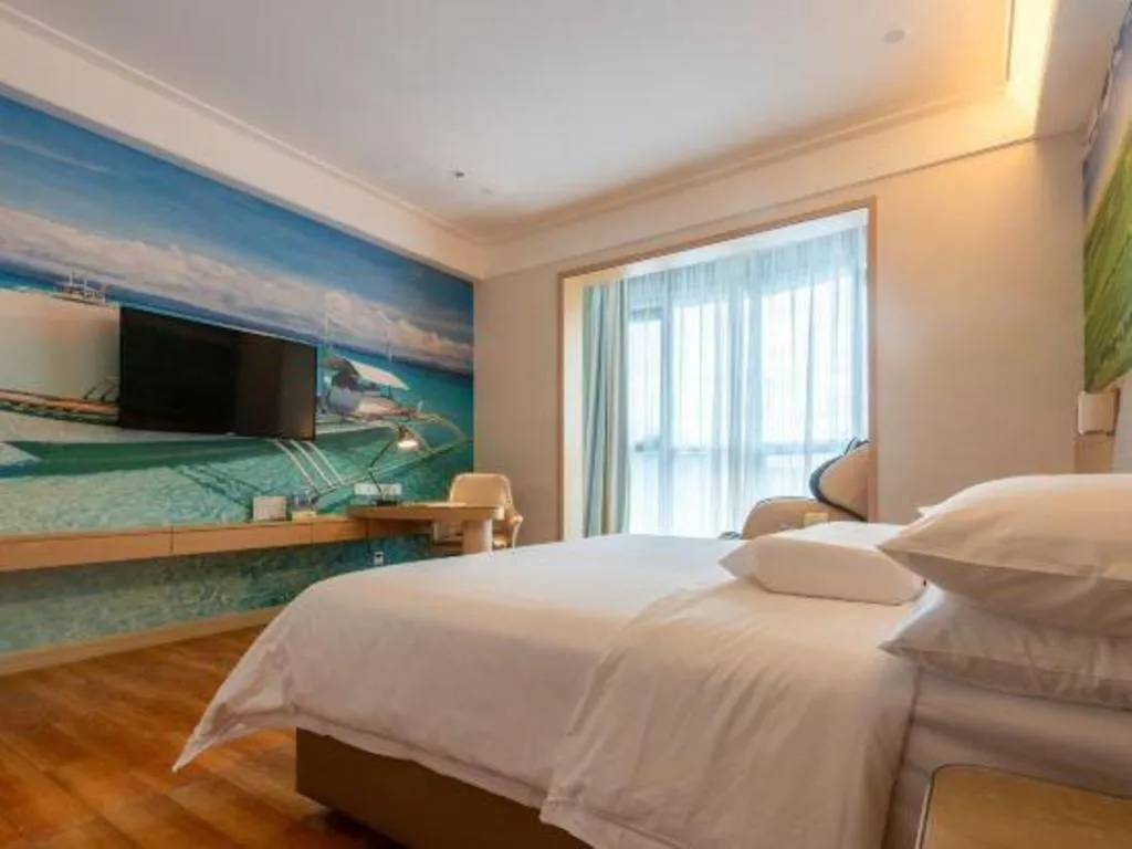 Bed in Best Sleep International Hotel Shenzhen Tanglang Metro Station