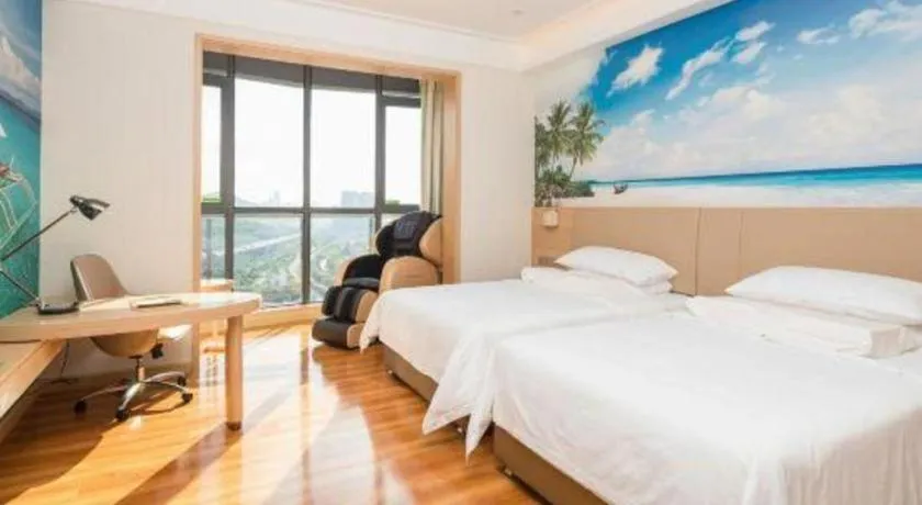 Bed in Best Sleep International Hotel Shenzhen Tanglang Metro Station