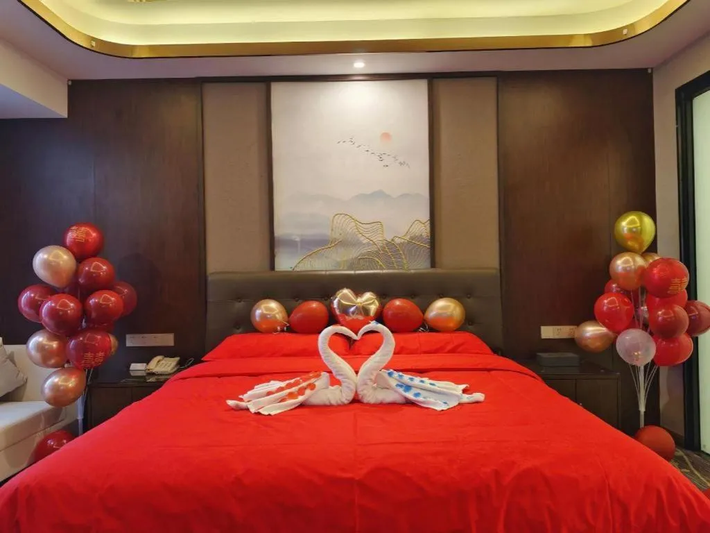 Bed in Vienna Hotel Jiangxi Fuzhou Yihuang